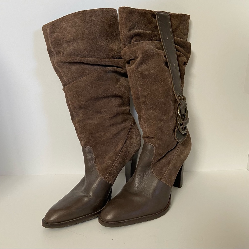 Jessica Simpson Suede Slouch Boots